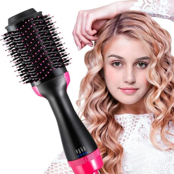 One Step Hot Air Brush Dryer and Straightener