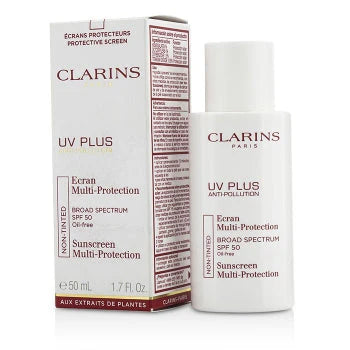 Clarins UV Plus Anti-Pollution Sunscreen Multi-Protection SPF 50 - Non Tinted 50ml