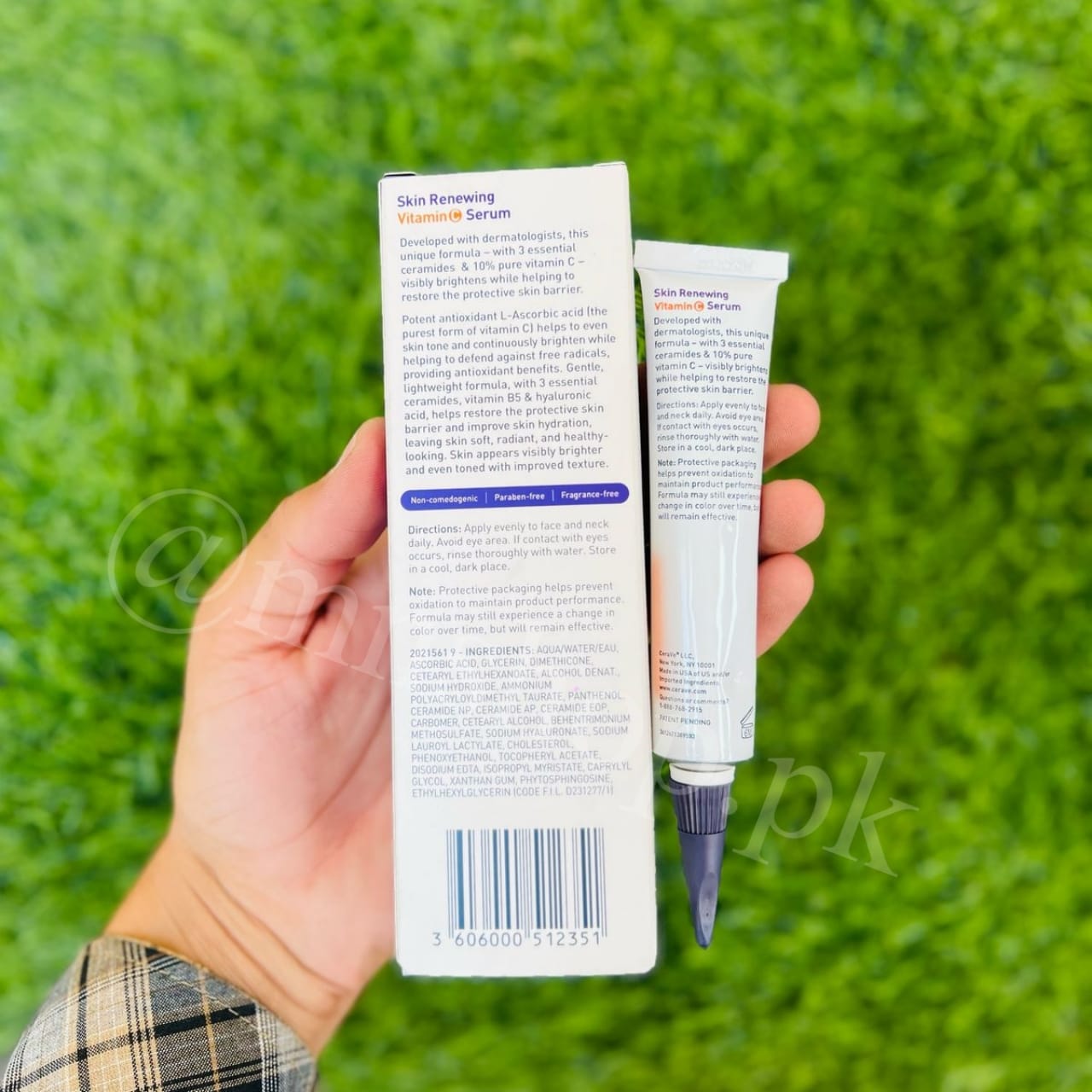 Cera ve Skin renewing 10% Vitamin C Serum.