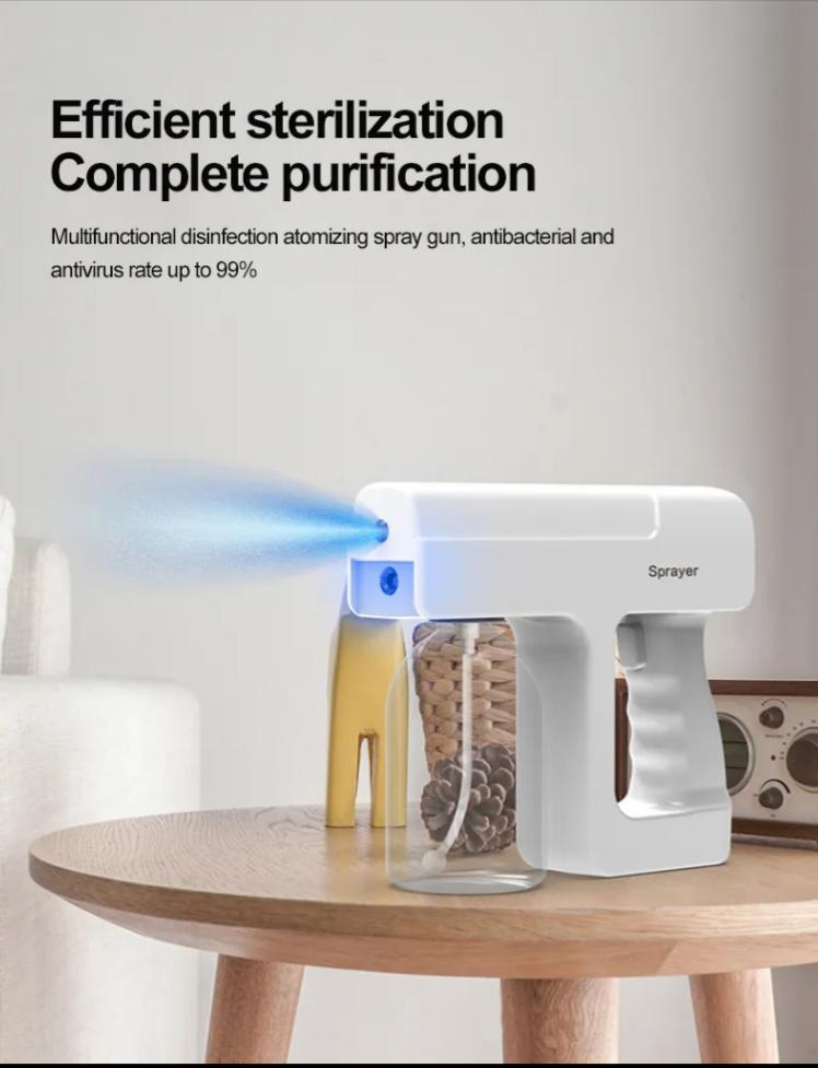 300ML Wireless Nano Blue Light Steam Spray Disinfection Sprayer USB Charging brand