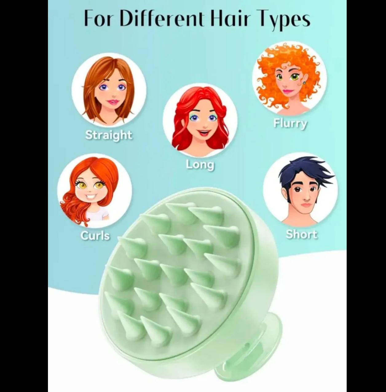 Silicone Oil & Shampoo Scalp Hair Massager Shampoo Massage Comb Bath Massage Scalp Massager Hair Shower Brush Comb Care Tool