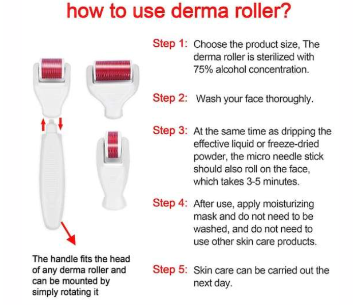 4 In 1 Derma Roller Micro-Needling Skin Care System