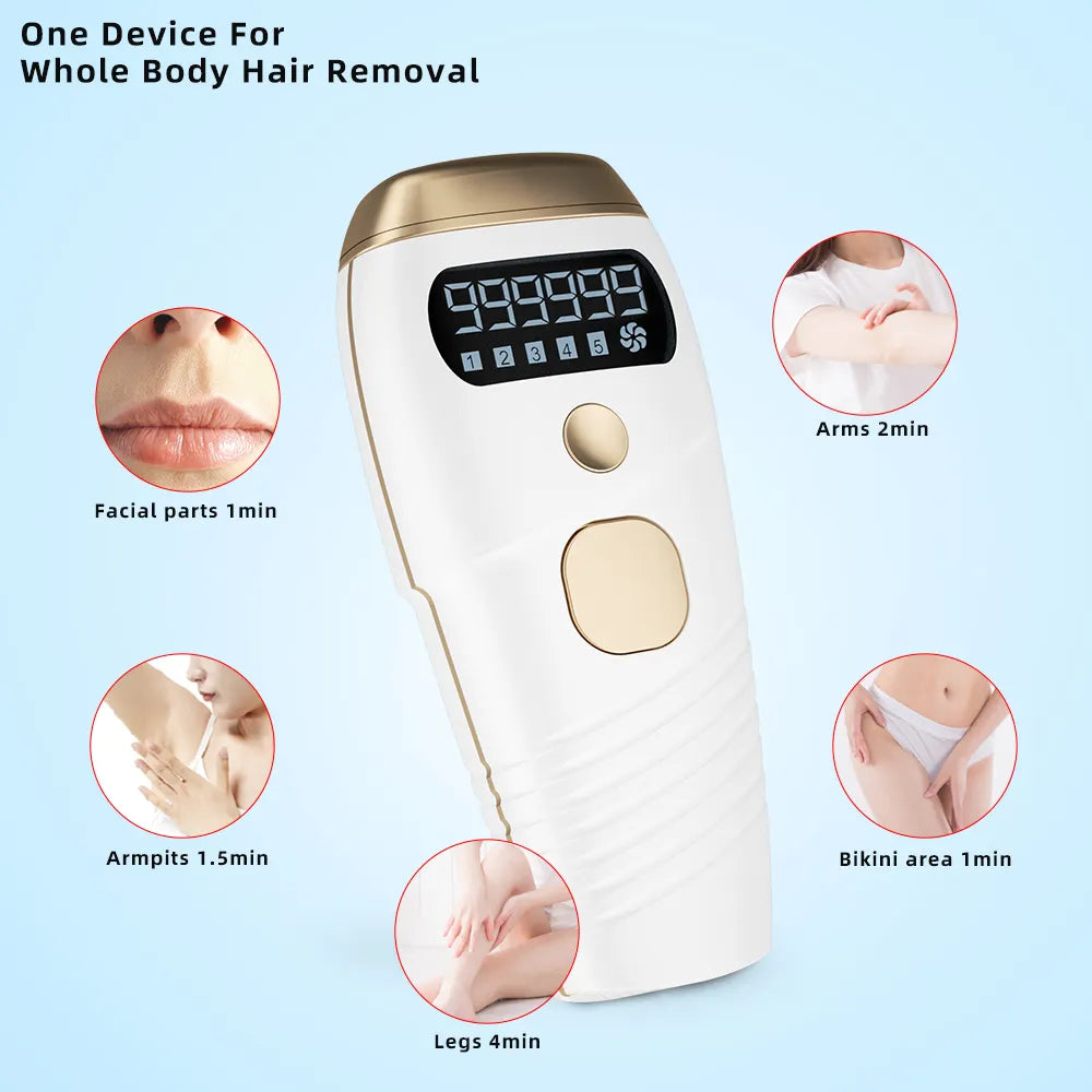 3 in 1 Ipl Laser Epilator Painless Ipl Hair Removal System Hair Remover for Hair Removal Home Use