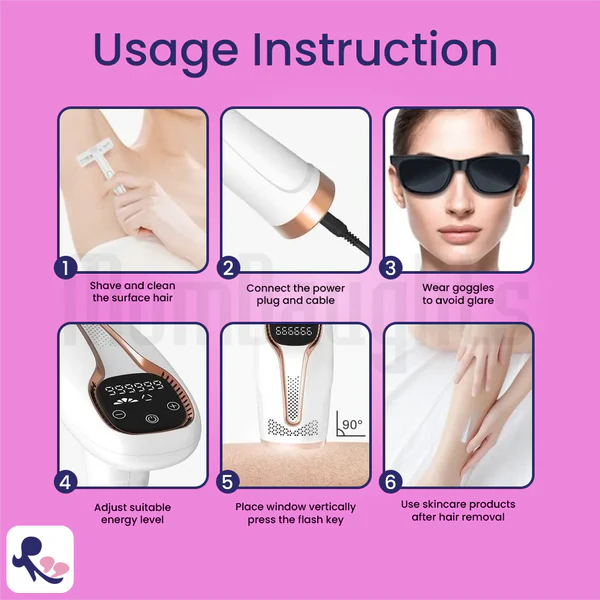 Premium IPL Hair Remover with Cooling Effect