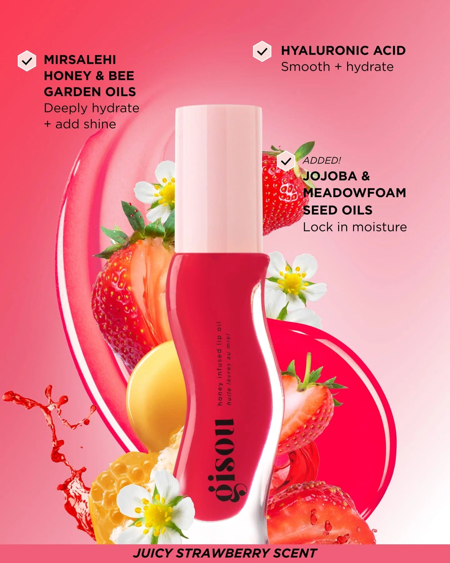 Gisou Honey Infused Hydrating Lip Oil
