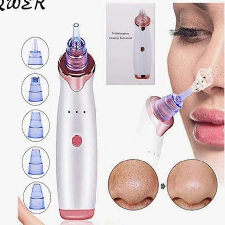 Facial Beauty Electric Blackhead Remover Pore Vacuum Suction Dermabrasion Face Cleaner Machine