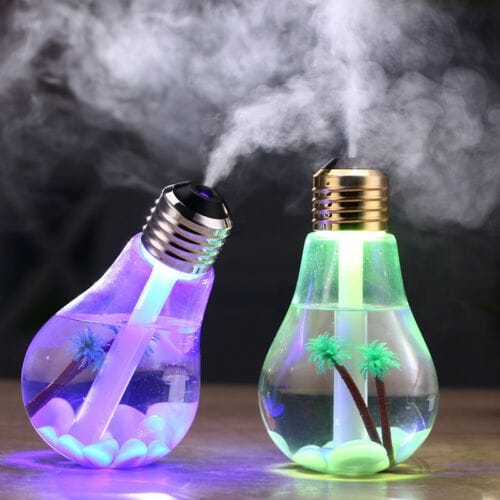 Ultrasonic Bulb Shaped Air Humidifier LED USB Aroma Air Humidifier for Home in Pakistan