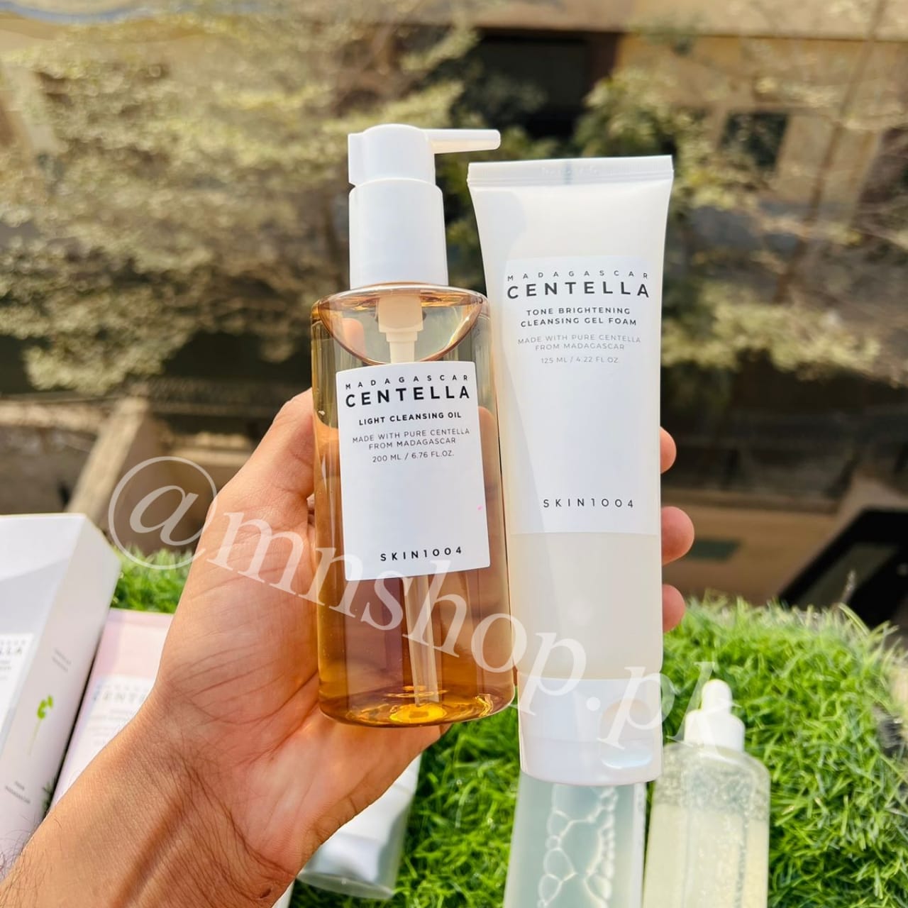 Deal Pack Of 2 Centella Cleansing Oil and Gel Cleanser