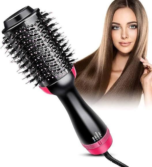 One Step Hot Air Brush Dryer and Straightener