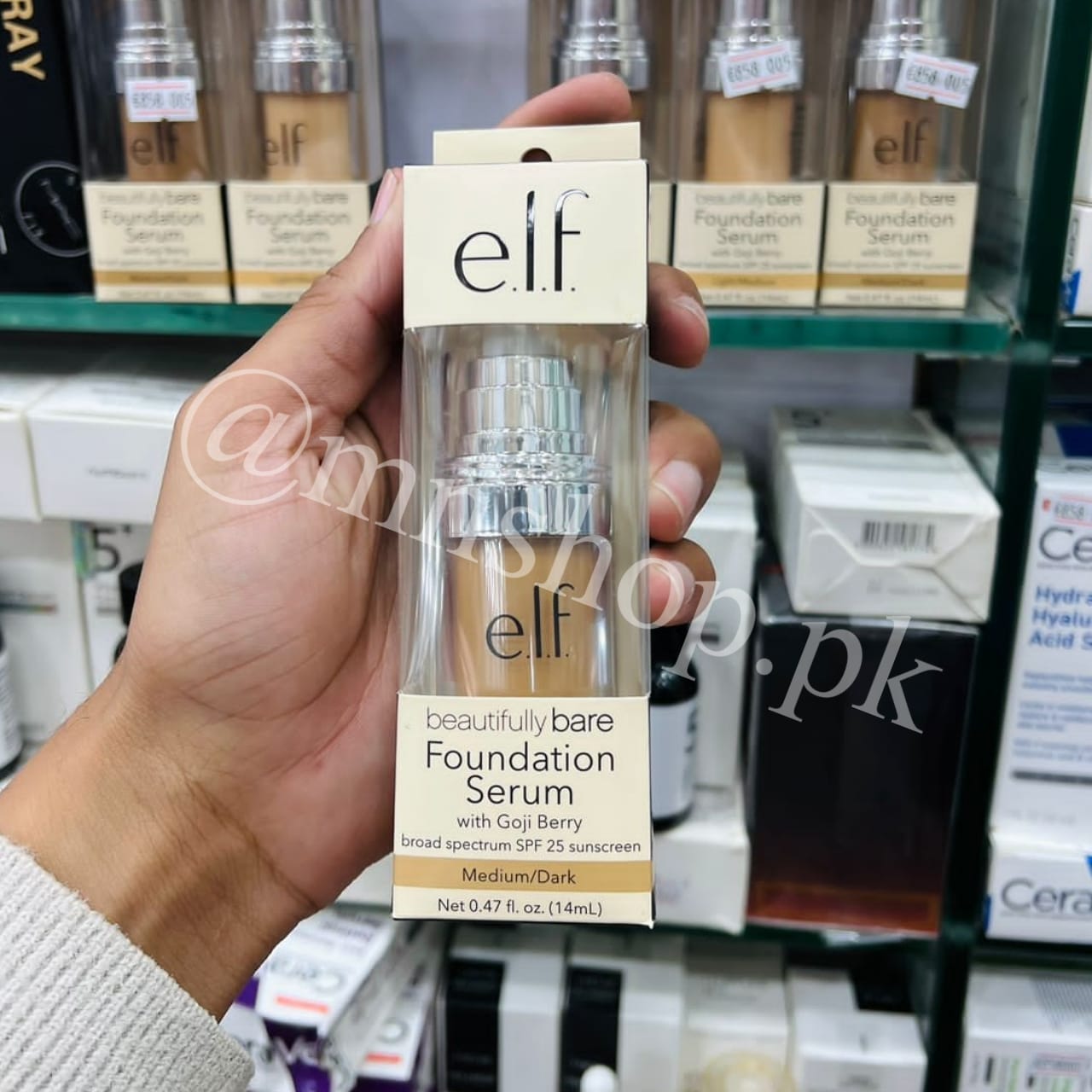 E.L.F Foundation Serum Broad Spectrum Spf 25 Sunscreen Light/Medium (1)