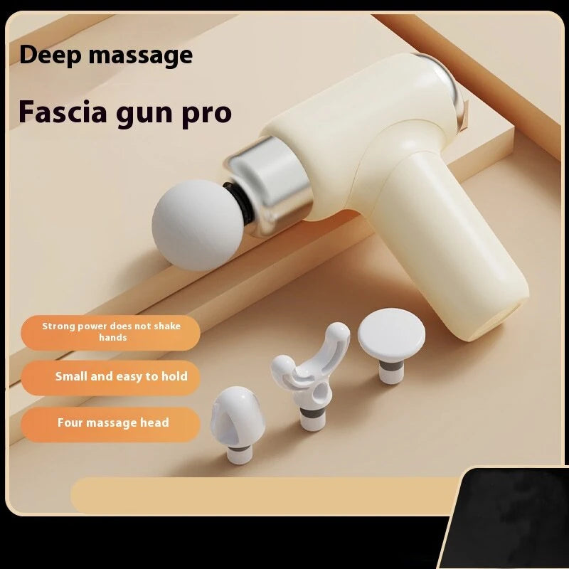 Massage Gun Portable Fascia Gun Electric Massage Gun 6-Speed Adjustable Fitness Muscle Relaxation Massager -