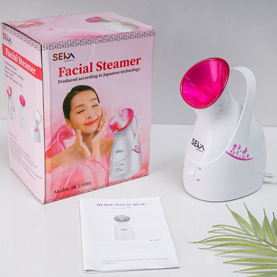 Seka Electric Facial Steamer Portable Facial Steamer Nano lonic Facial Steamer