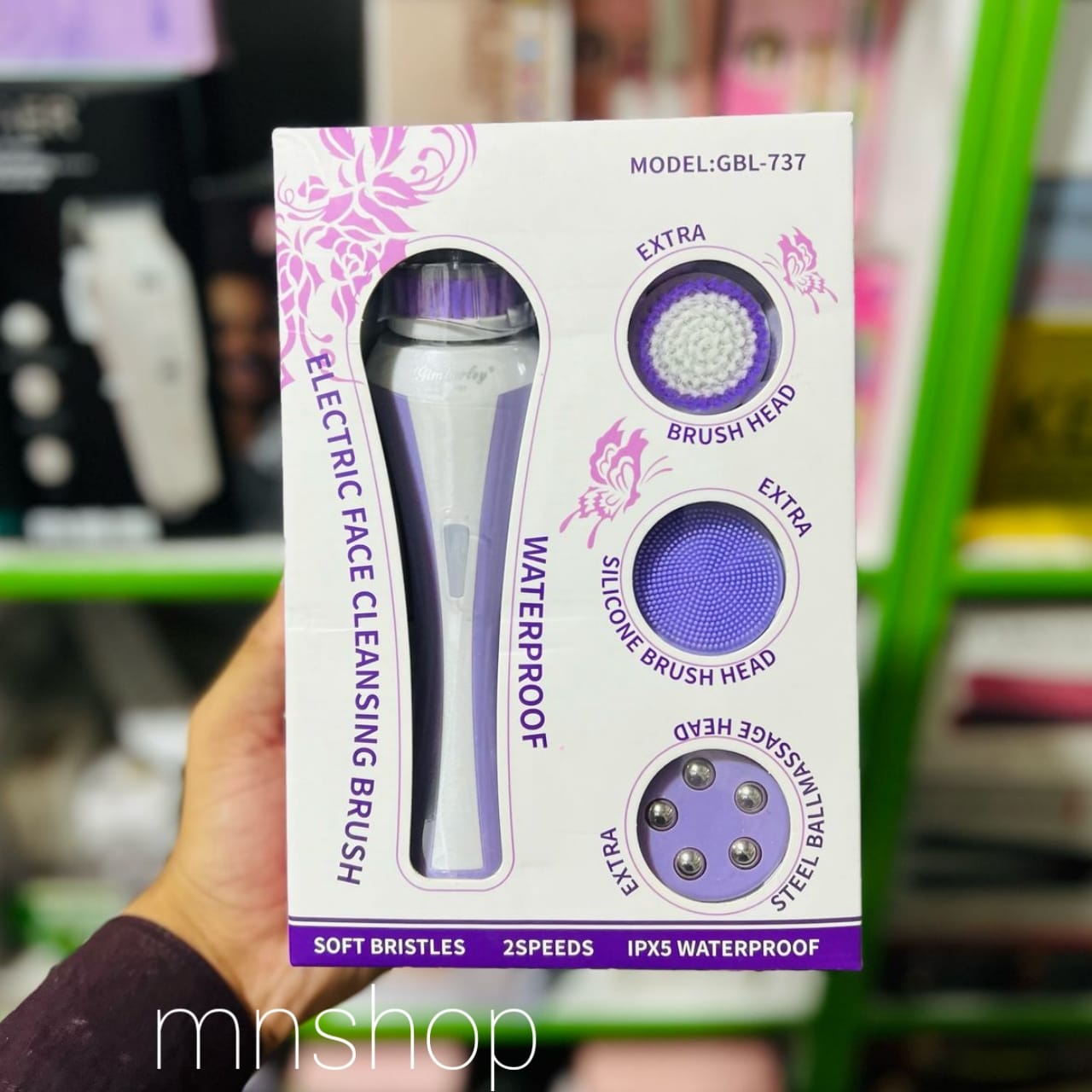 3 in 1 Electric Facial Cleansing Brush Multifunction Facial Face Facial Cleansing Brush Spa Skin Care Massage