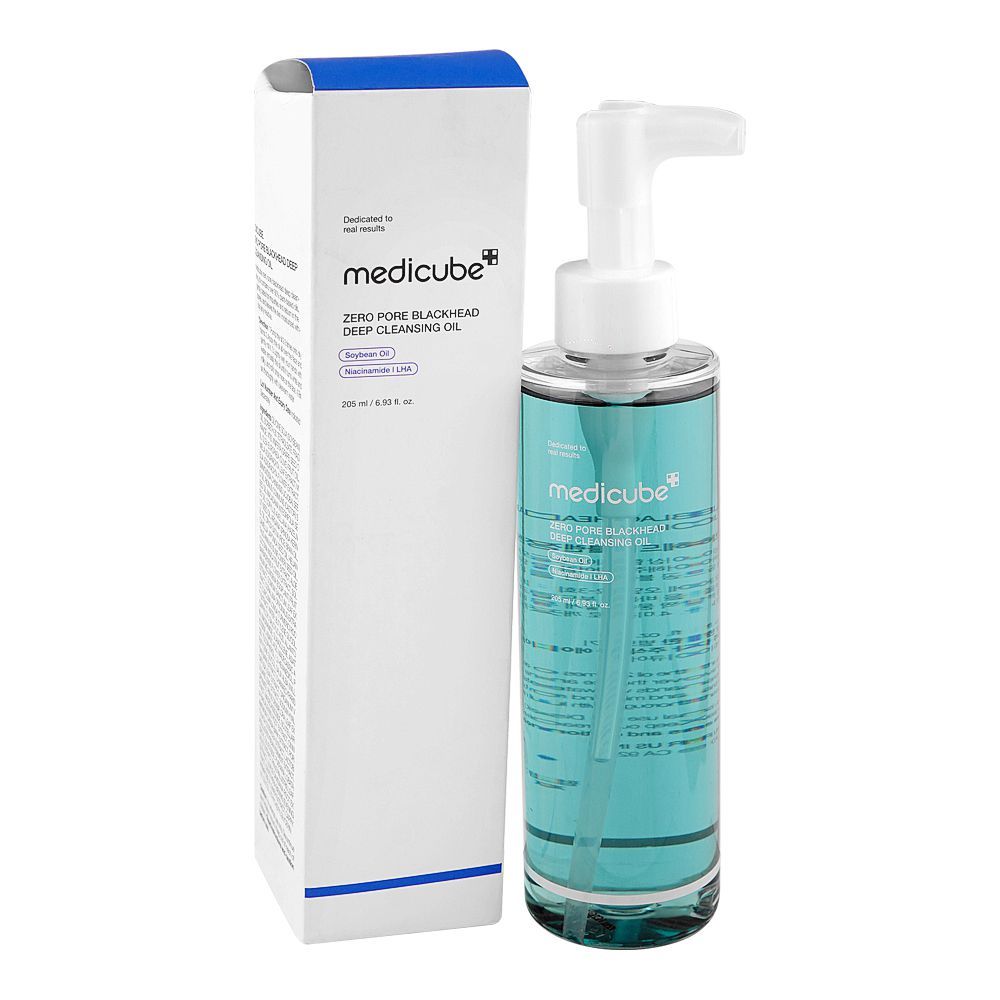 Medicube Zero Pore Blackhead Deep Cleansing Oil, Niacinamide, Soybean Oil, For All Types Of Skin, 205ml