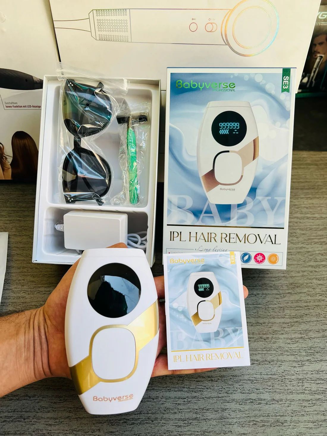 BabyVerse Professional IPL Laser Permanent Hair Removal