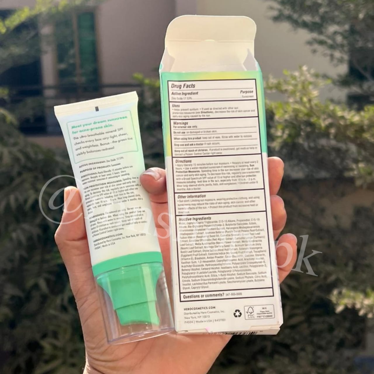 Force Shield Superlight Sunscreen SPF 30 from Hero Cosmetics