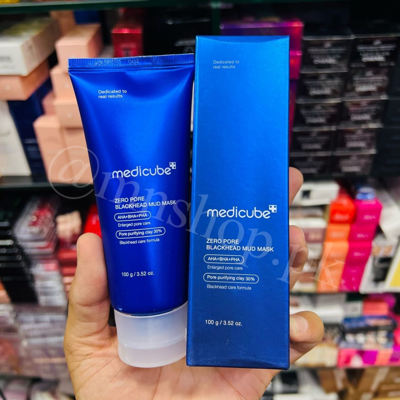 medicube Zero Pore Blackhead Mud Facial Mask - Skin Cooling & Pore Tightening - 3 Minute Quick Dry Formula with AHA, BHA, PHA, and Pore-Purifying Clay - Korean Mud Mask