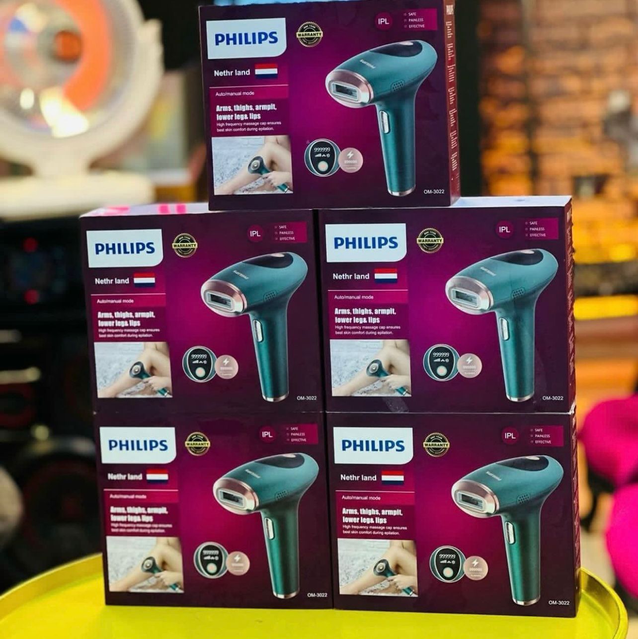 Philips IPL Laser Hair Removal Device – 999,999 Flashes | Painless Permanent Hair Reduction