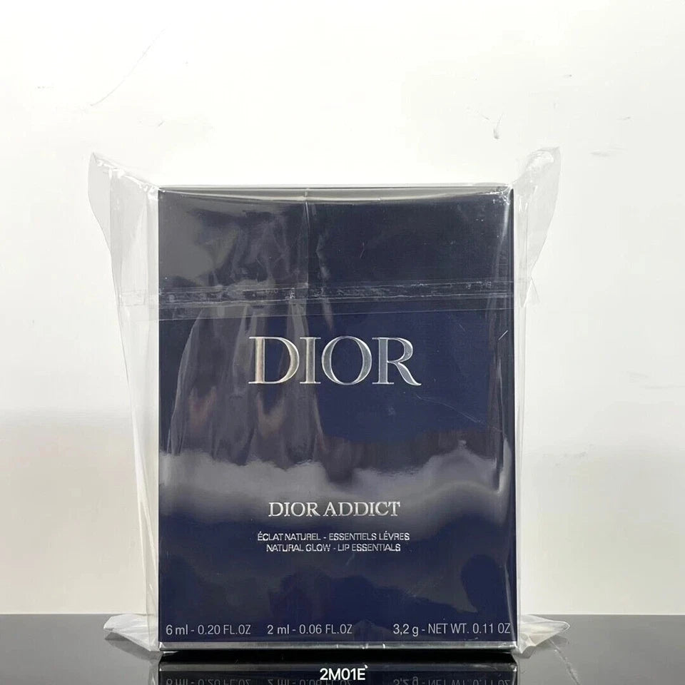 Dior Addict Lip Essentials 3pc Set + Gift Box Lip Glow & Maximizer NIB Set