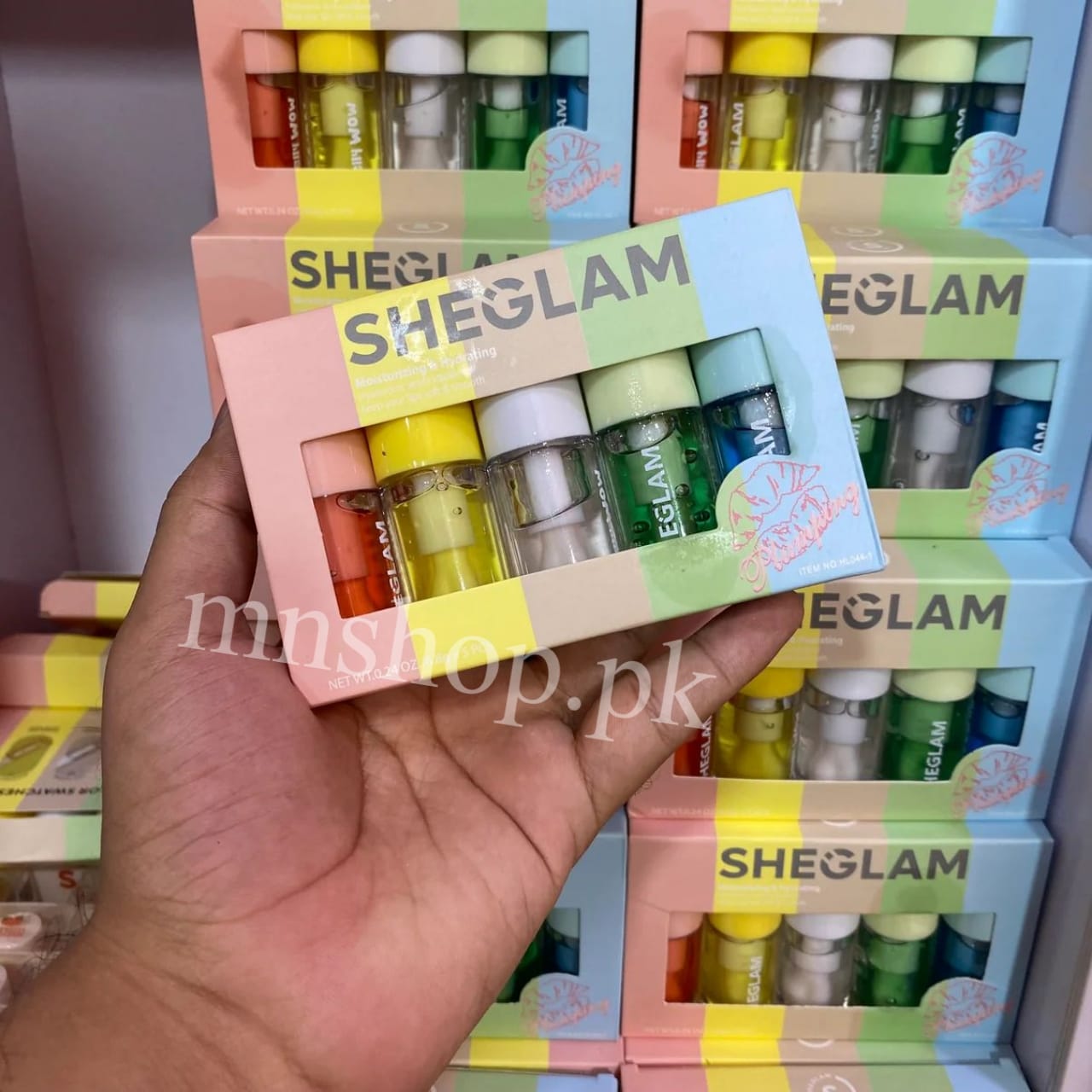 sheglam Jelly Wow Hydrating Lip Oil – Transparent Glossy (full bundle pack )