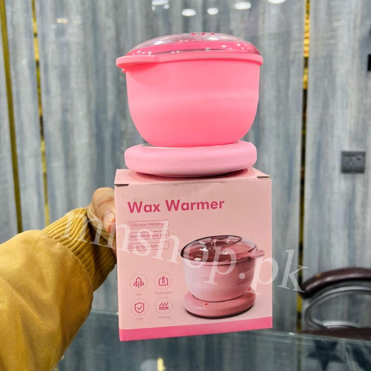 Portable Silicone Wax Warmer 400ML Foldable Wax Heater Hair Removal Wax Machine SPA Body Epilator Paraffin Wax Pot for Travel