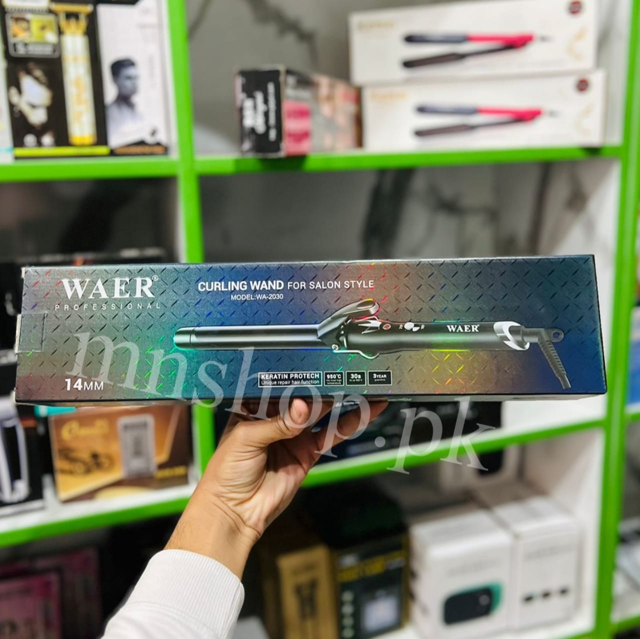 Waer Electric Hair Curler/ Tonging Machine/ Hot Iron