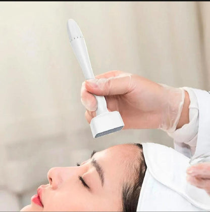 Derma Stamp Microneedling Stamp for Hair Face Scalp Beard - Microneedle Dermastamp at Home - Micro Needling Stamp for Women and Men