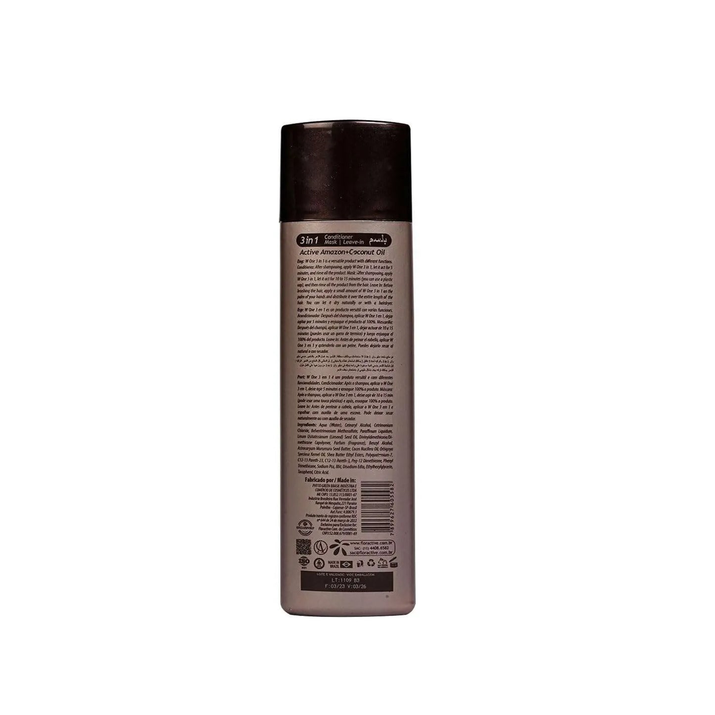FLORACTIVE PROFISSIONAL W One 3 in 1 Conditioner 300ml | Smooth, Repair & Protect | Frizz-Free Shine