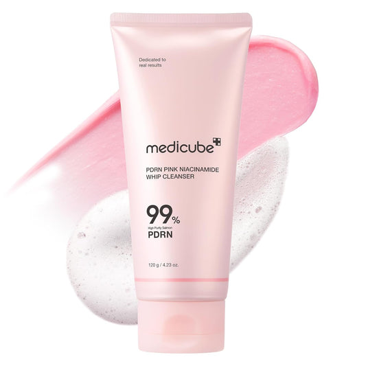 medicube PDRN Marshmallow Whip Cleanser | Face Wash, Cleansing Foam for Pore Care & Uneven Skin Tone