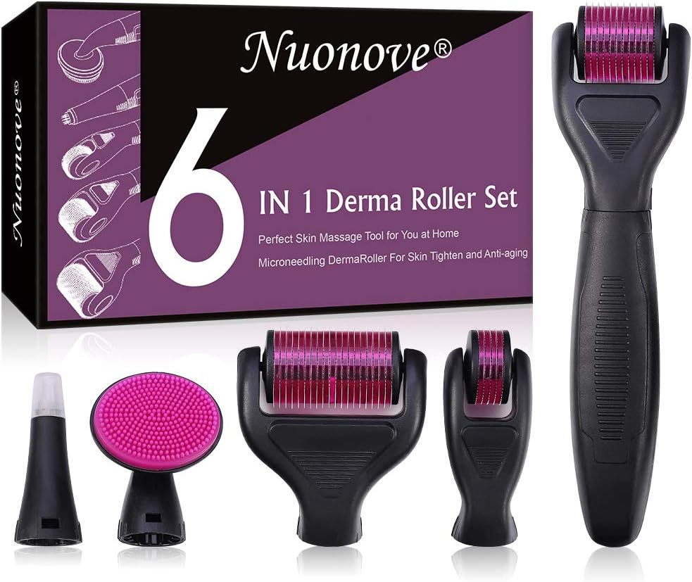 6 in 1 Derma Roller Kit – Skin Rejuvenation & Microneedling Therapy in Pakistan