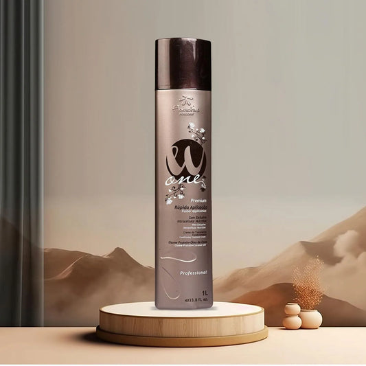 Floractive Professional W One Nanoplastia Hair Treatment | 1000ml | Formaldehyde-Free | Deep Hair Straightening & Smoothening | Salon Professional Use