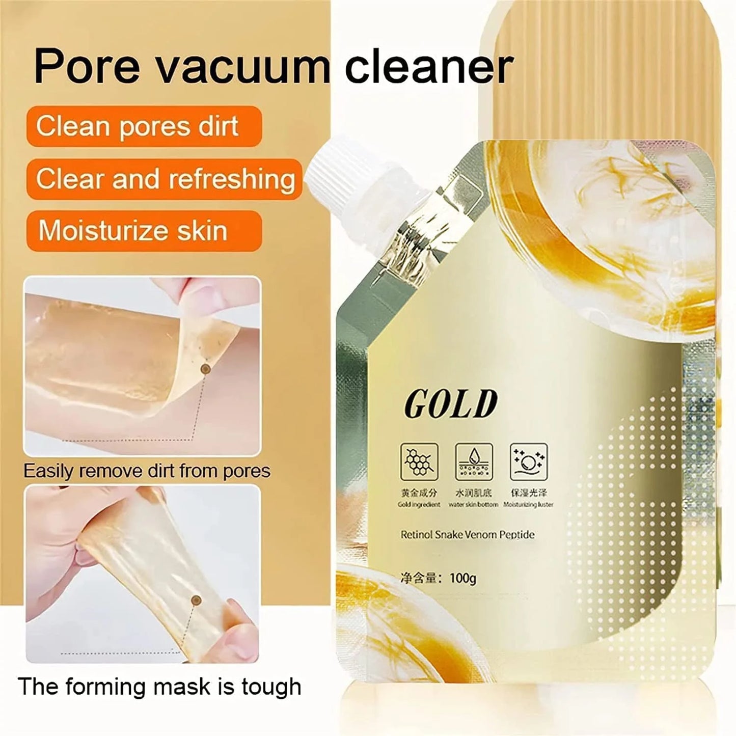 Instant Wrinkle Remover Retinol Gold Mask