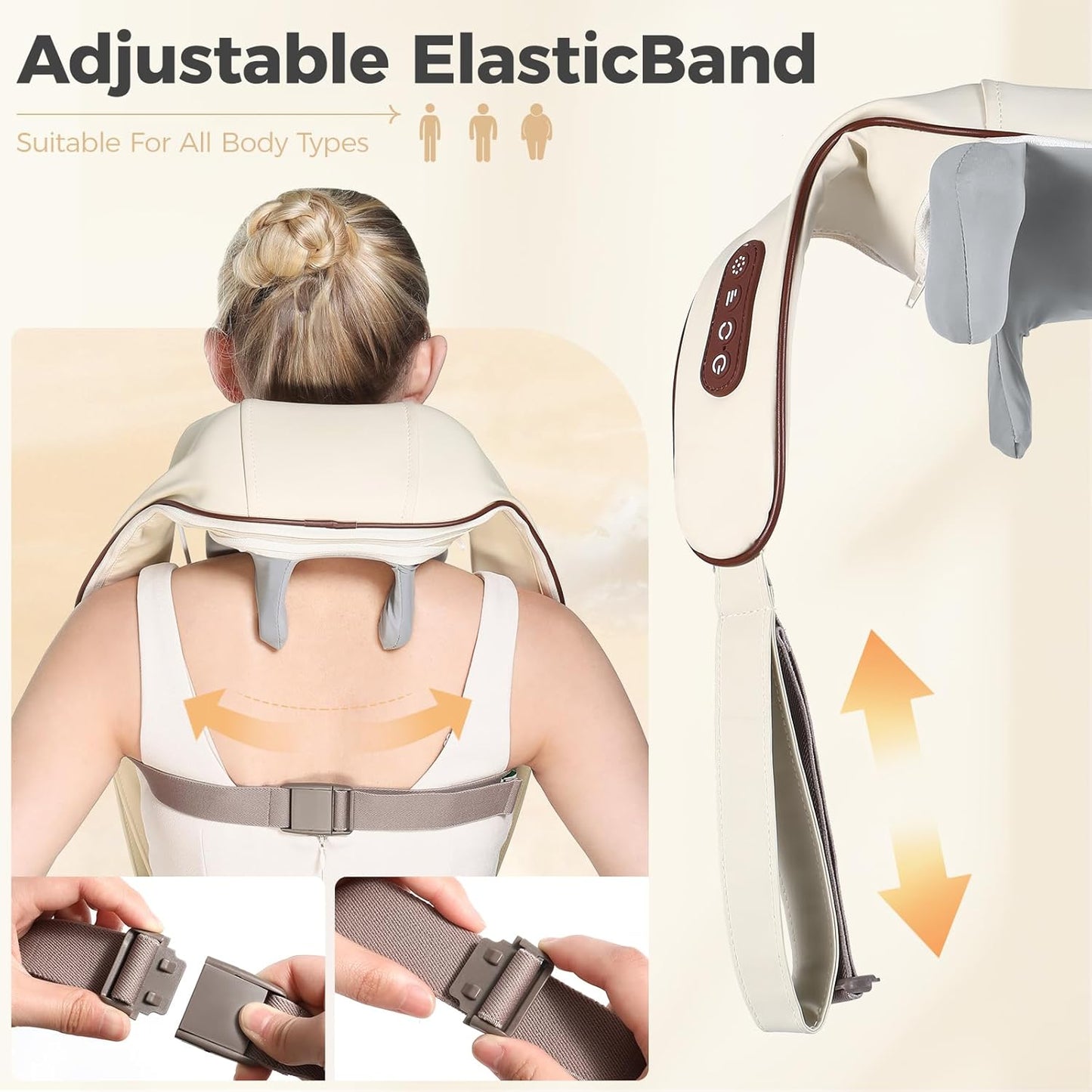 Smart Neck & Shoulder Massager with Heat | Deep Tissue Pain Relief Device