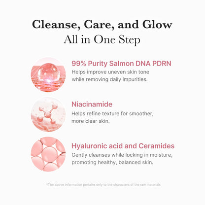 medicube PDRN Marshmallow Whip Cleanser | Face Wash, Cleansing Foam for Pore Care & Uneven Skin Tone