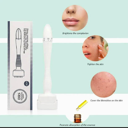 Derma Stamp Microneedling Stamp for Hair Face Scalp Beard - Microneedle Dermastamp at Home - Micro Needling Stamp for Women and Men