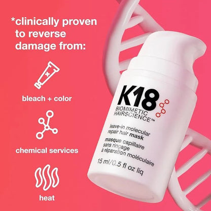 Sale  K18 LEAVE-IN MOLECULAR REPAIR HAIR MASK (50ML)