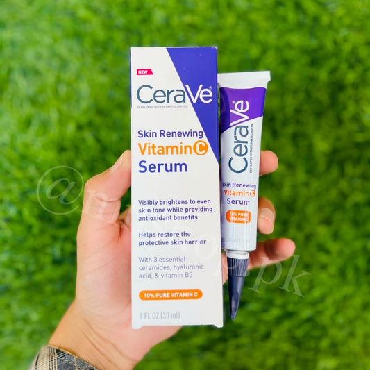Cera ve Skin renewing 10% Vitamin C Serum.