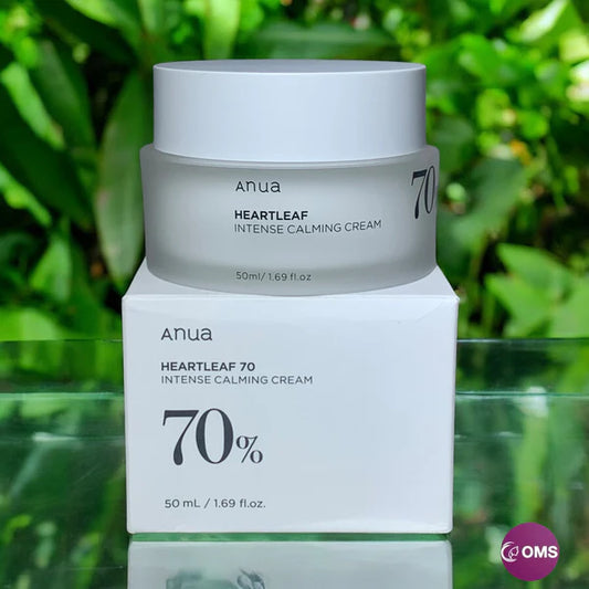 Anua 70% Extract Heartleaf intense Calming Cream.