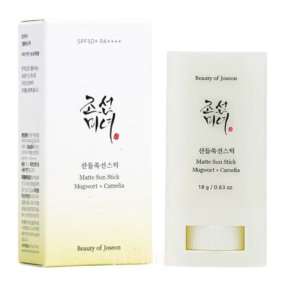 BEAUTY OF JOSEON Matte sunscreen stick Mugwort + Camilia (SPF 50+ PA++++)