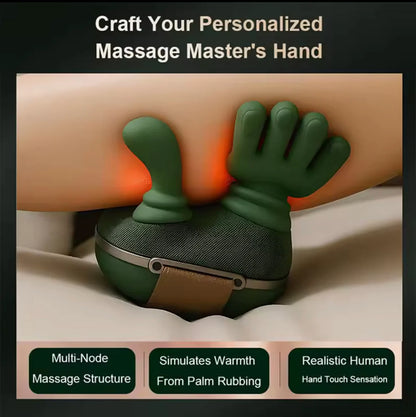 Heated Pillow Neck And Back Massager, Bionic Neck Shoulder Massager, Electric Kneading Muscles Massager