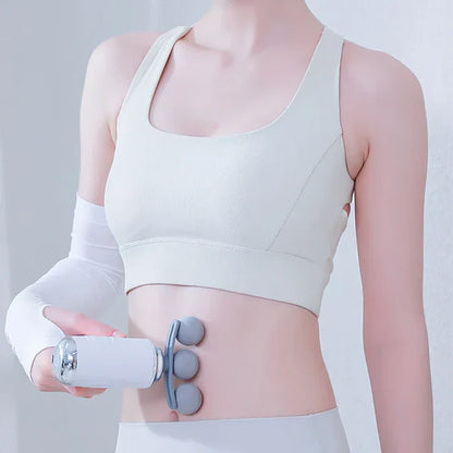 Electric 9-in-1 Fascia Massage Gun with 9 Massage Heads for Full Body Muscle Recovery
