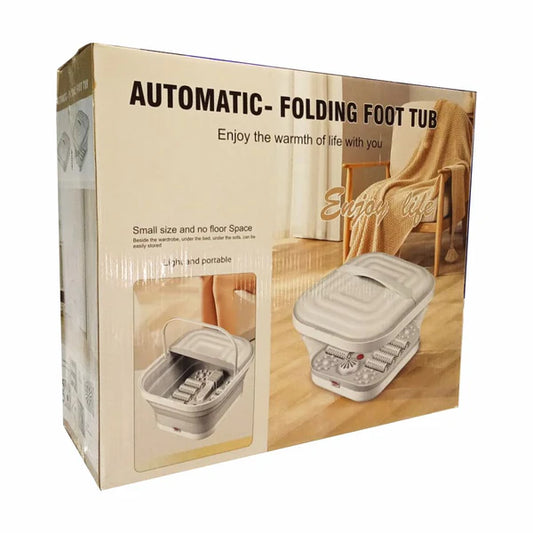 Portable Thermostatic Foot Massage Tub Foldable Heating Automatic Foot Bath Tub For Home To Promote Blood Circulation