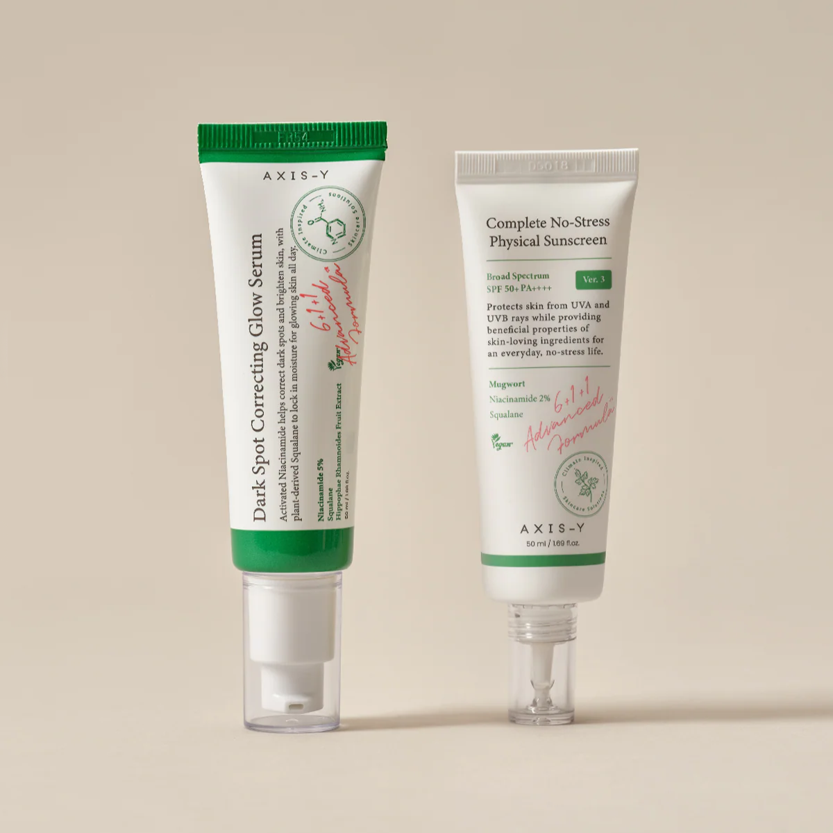 Deal Axis Y Dark Spot Correcting Glow serum & Sunblock