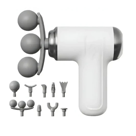 Electric 9-in-1 Fascia Massage Gun with 9 Massage Heads for Full Body Muscle Recovery