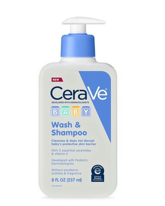 CeraVe Baby Wash & Shampoo (237ML)