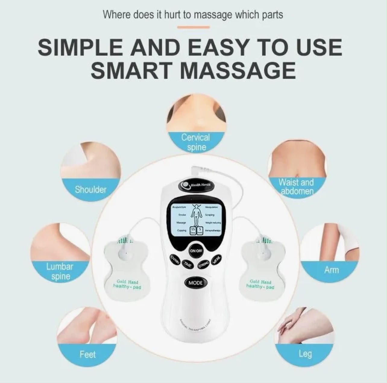 Intelligent Voice Deluxe Massager | Blueidea body massager | Pain Relief |