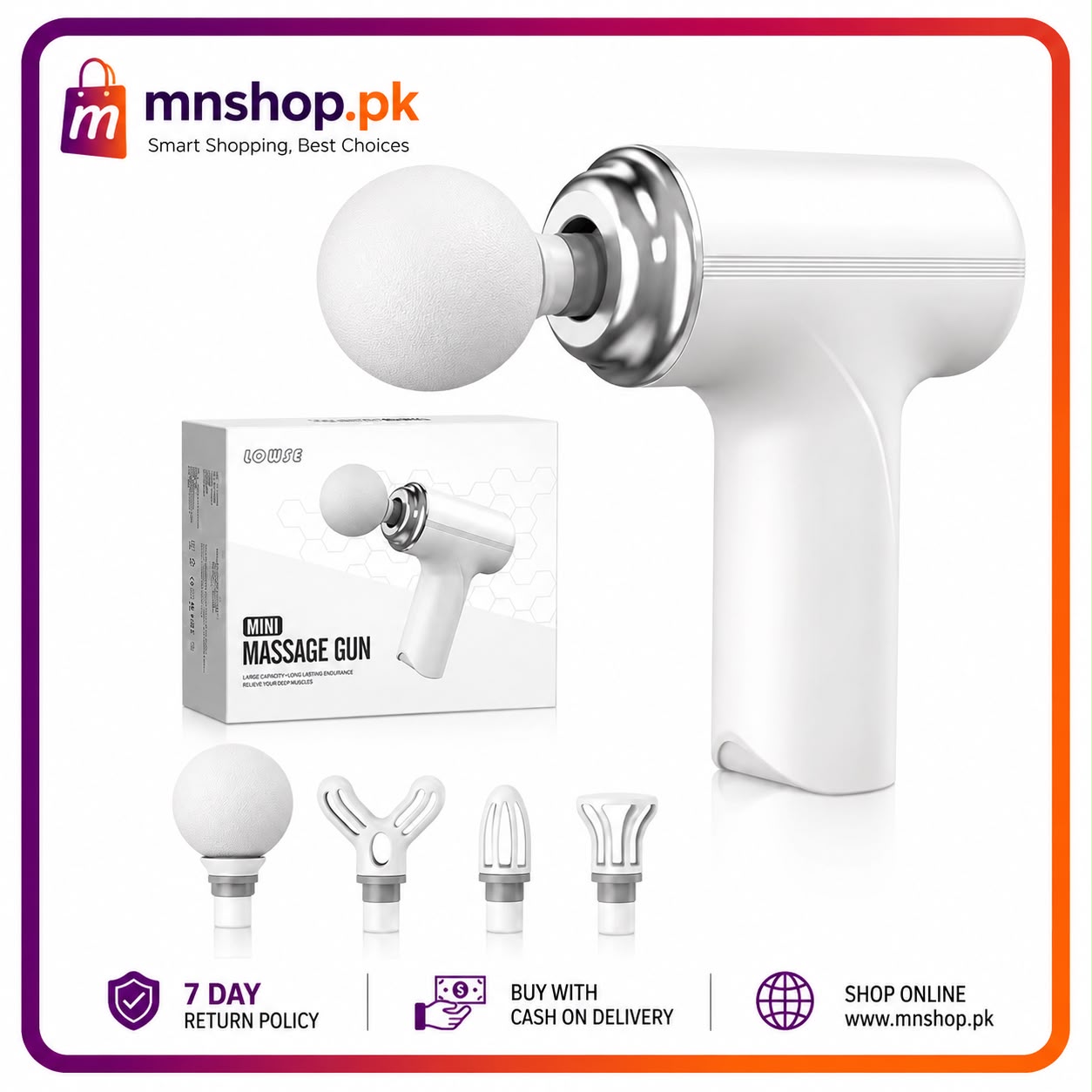 Massage Gun Rechargeable Wireless Muscle Relaxation Massager
