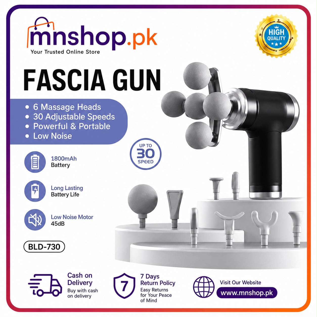 Blueidea Fascia Gun - BLD-780