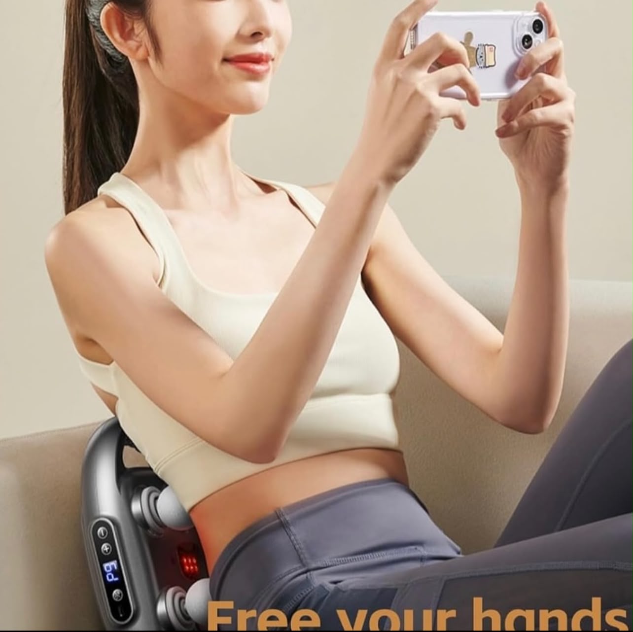Six-head Fascia Gun High-Frequency Vibration Body Massage Gun Back and Waist Massager Massager Neck Shoulder Massager masajeador