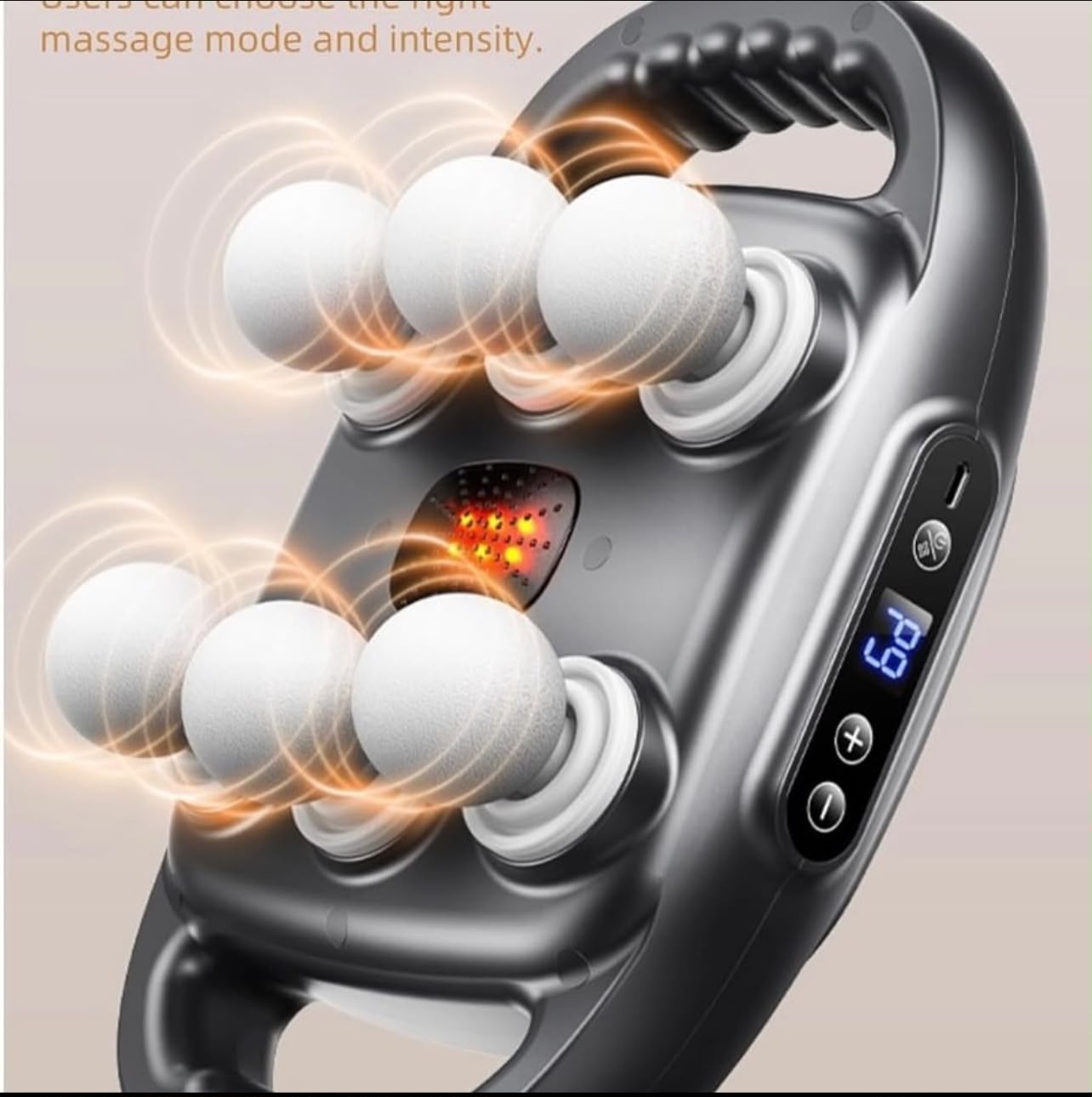 Six-head Fascia Gun High-Frequency Vibration Body Massage Gun Back and Waist Massager Massager Neck Shoulder Massager masajeador